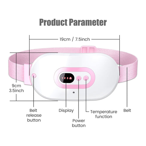 Period Belt Menstrual Pain Relief Abdomen Heating Massager