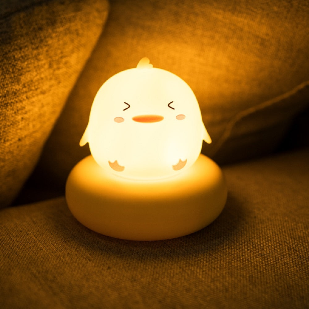 Cute Rabbit Cat Duck Bear Night Light