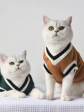 Cat Dog Sweater Pullover Winter Pet Clothes