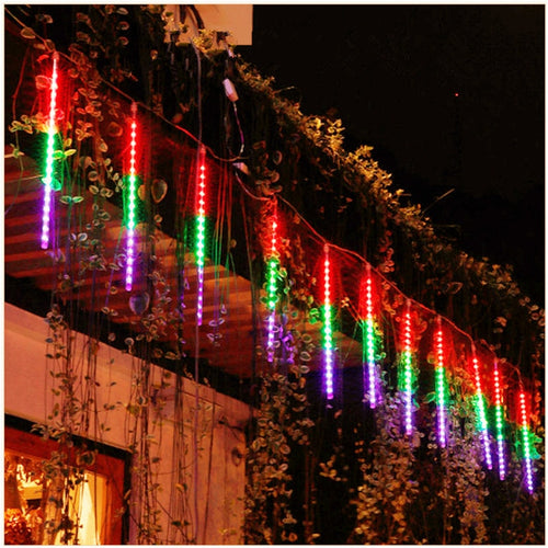 Tube Christmas New Year LED Meteor Shower Garland Decoration
