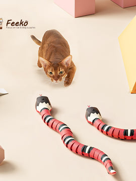 Smart Sensing Snake Cat Toys