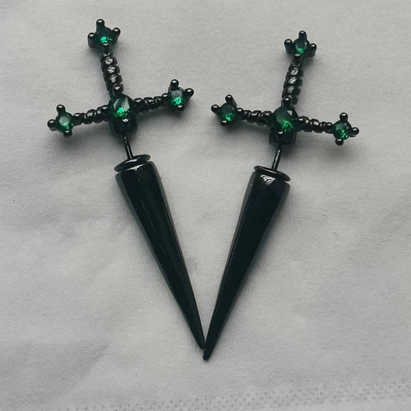 Sword Metal Earrings