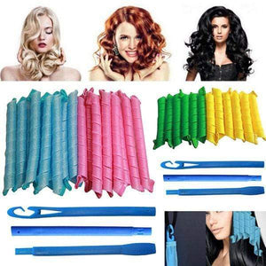 12 Water Ripple Curling Hairstyle Rollers Hair Color - OZN Shopping