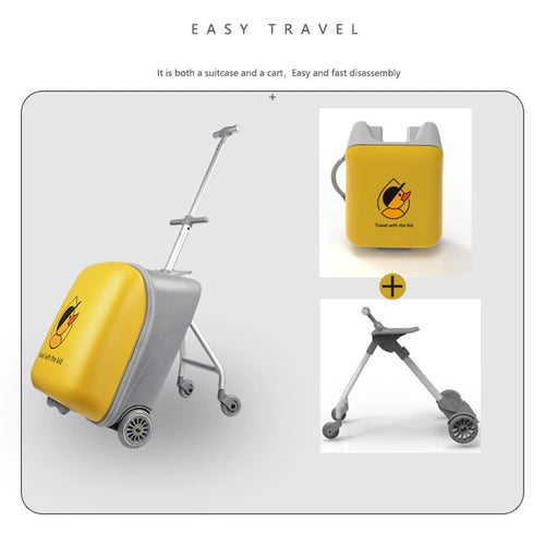 Lazy suitcase children's trolley case travel luggage