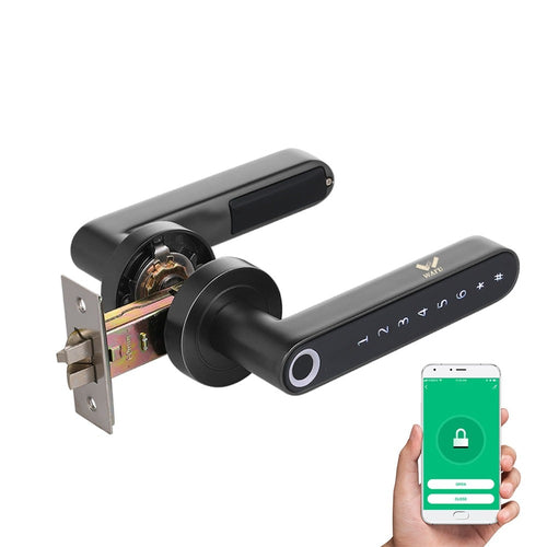 Fingerprint Electronic Door Lock Smart Bluetooth Password Handle Lock APP - OZN Shopping