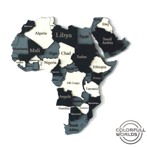 3D Wooden World Map Home Style Wall Decor - OZN Shopping