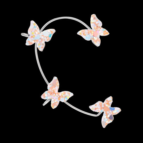 Sparkling Earings Butterfly Clips - OZN Shopping