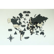 Load image into Gallery viewer, 3D Wooden World Map Home Style Wall Decor - OZN Shopping
