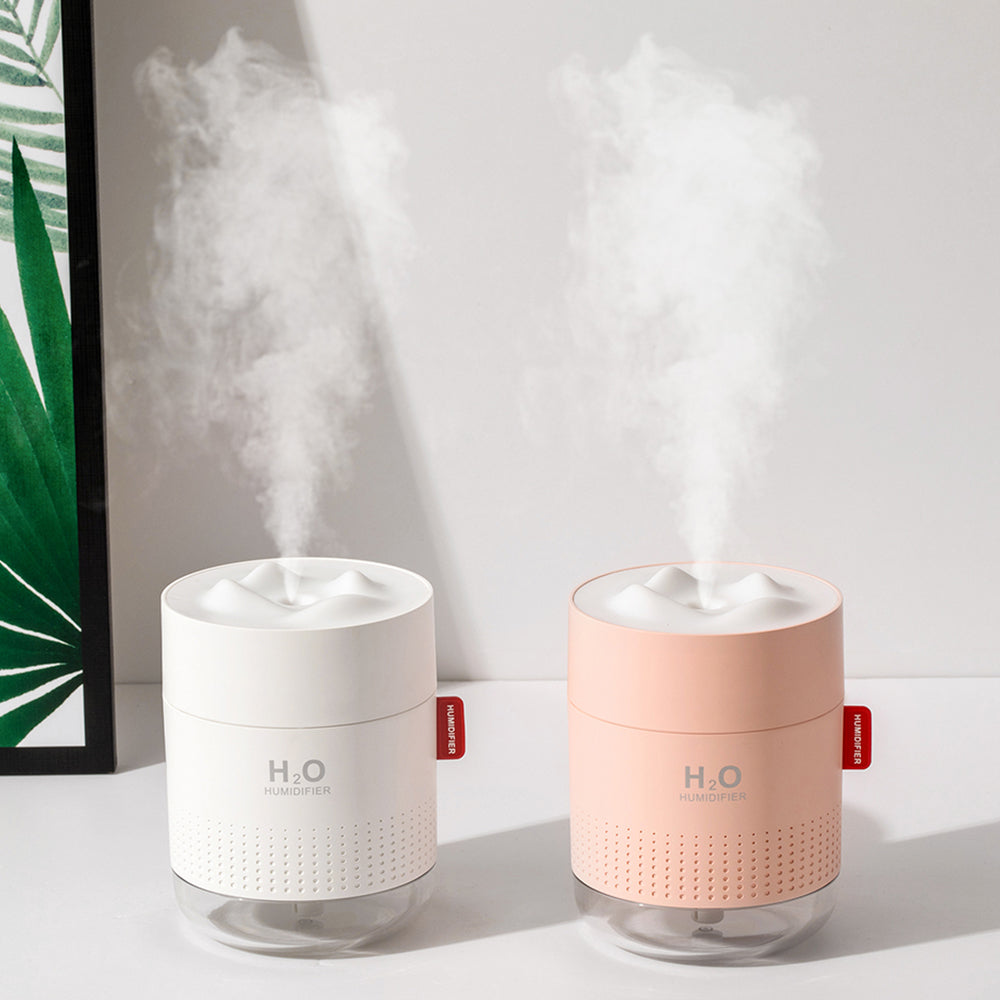 Portable Ultrasonic Humidifier 500ML Snow Mountain H2O USB Aroma Air Diffuser With Romantic Night Lamp Humidificador Difusor - OZN Shopping