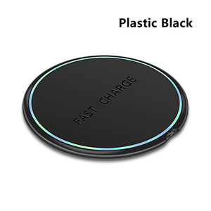 ROCK Metal 15W 10W Wireless Charger Mirror Fast Charging for iPhone 8 X XR XS Max Samsung S10 S9 Desktop Wireless Charger Pad - OZN Shopping